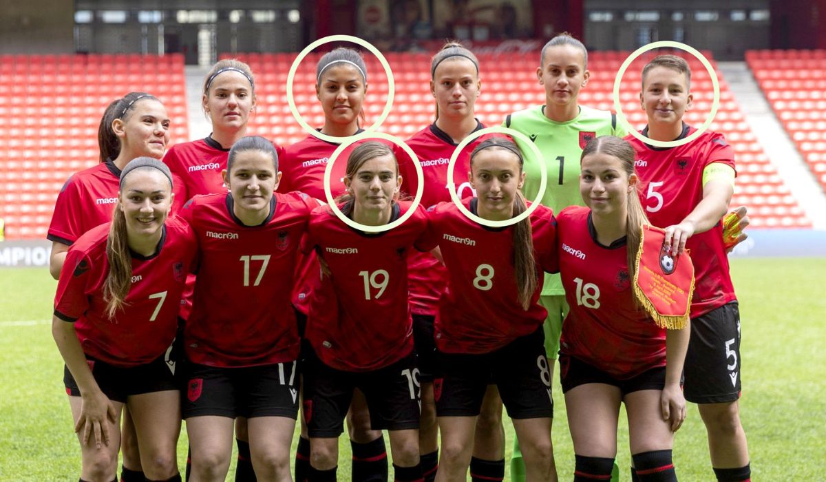 4 vajza të Apolonisë në ndeshjen e Kombëtares U19