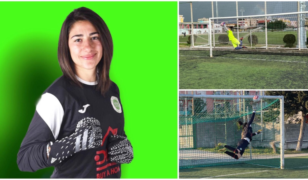 Antigoni Hyska portiere dhe trajnere e FK Apolonia