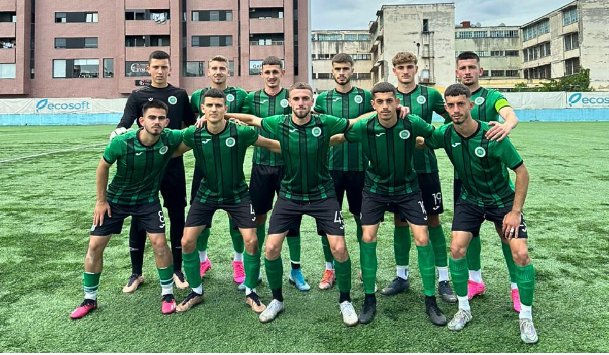 Skuadra U19 FK Apolonia sezoni 2022-2023, ne ndeshjen me KF Teuten ne Durres
