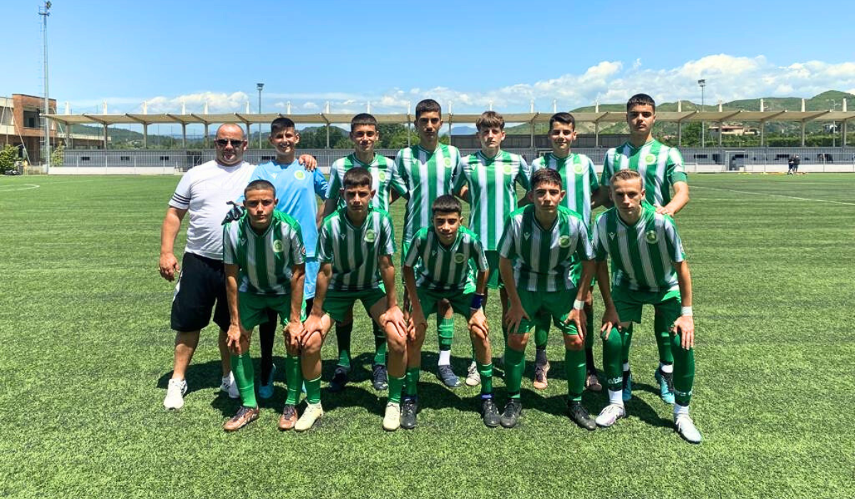 U15 FK Apolonia sezoni 2022-2023 ne ndeshjen me FC Internacional