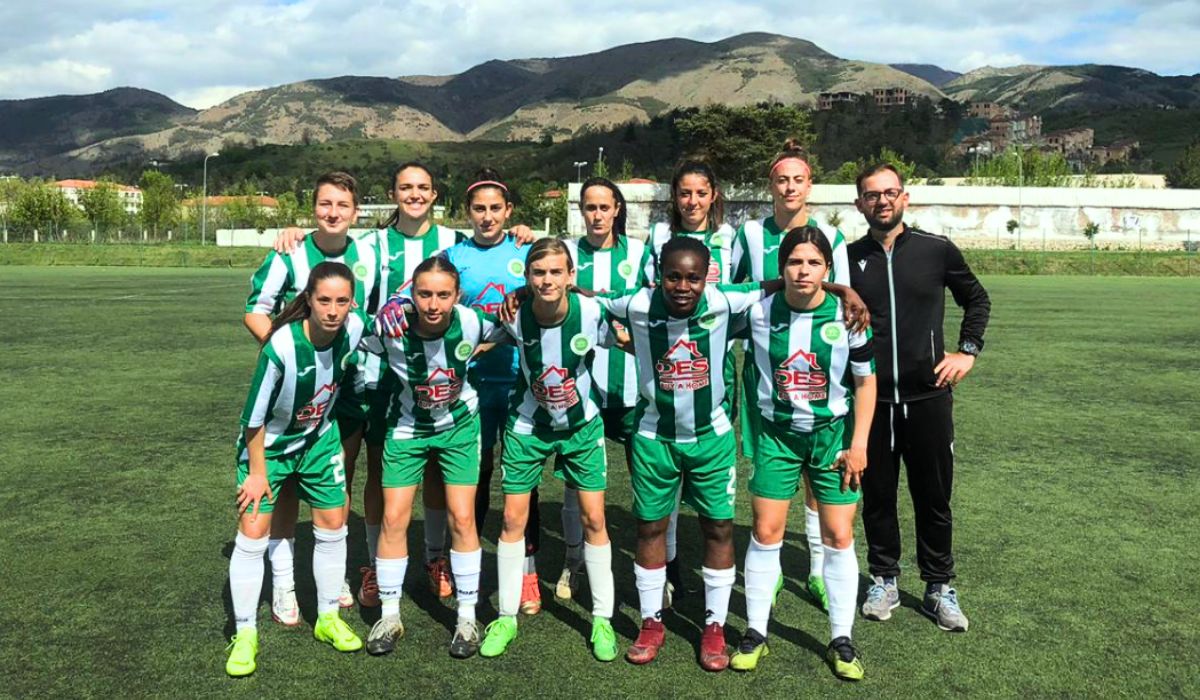 FK Apolonia femra skuadra e pare sezoni 2022-2023, ne ndeshjen kunder Vllaznise